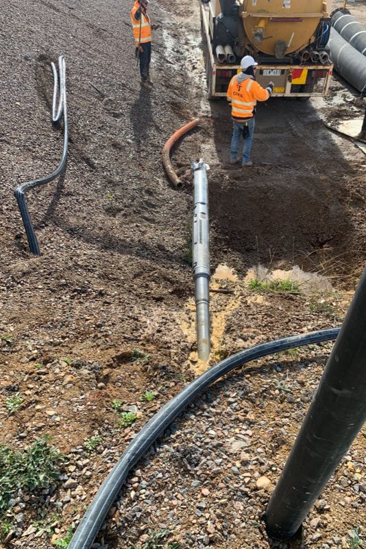 Directional digging contractor mining